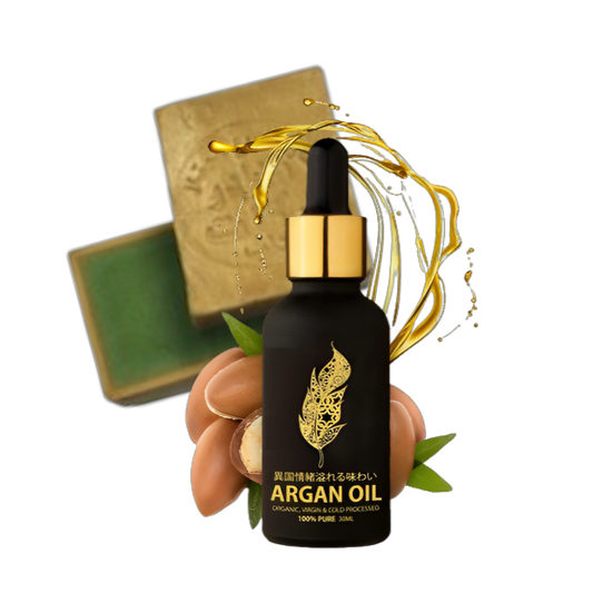 Argan oil and Aleppo soap set